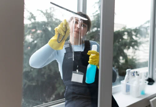 Nettoyage de vitres intérieures et extérieures à Sallagriffon